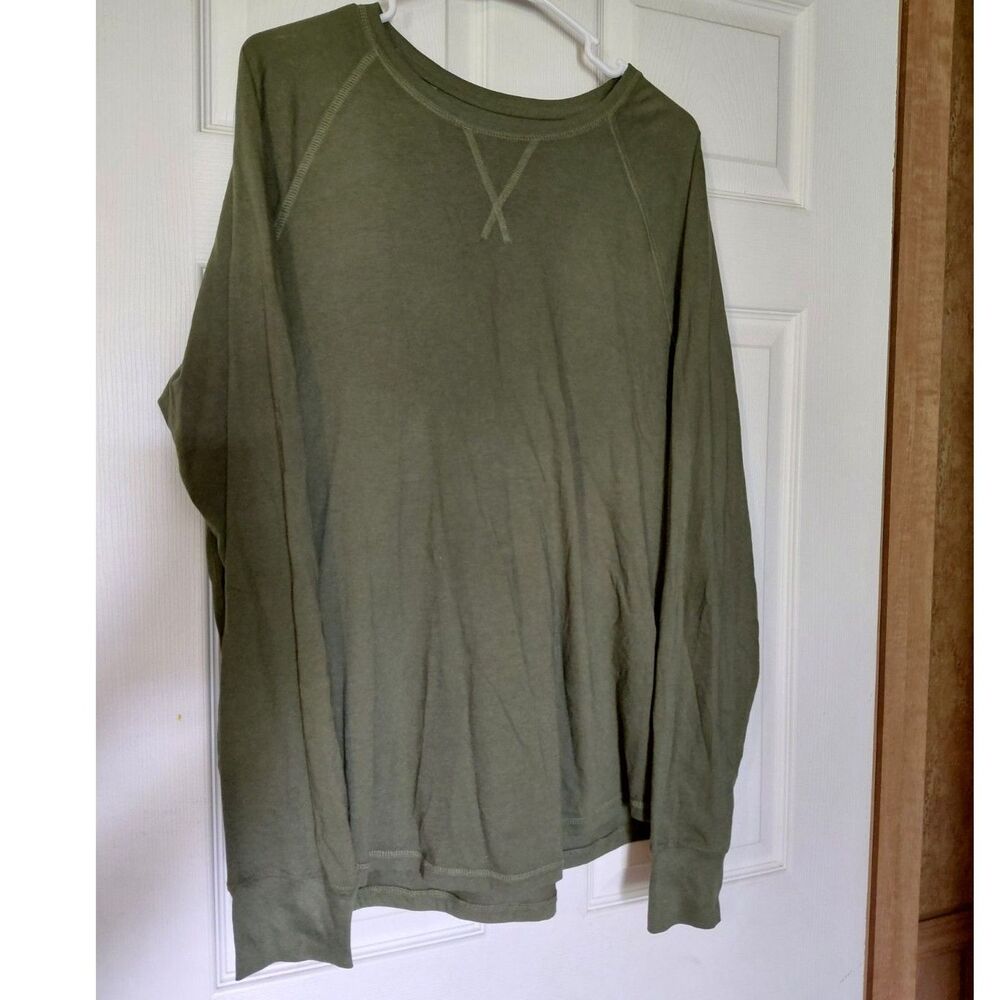Goodfellow & Co. Men's Long Sleeve Shirt Olive Green L